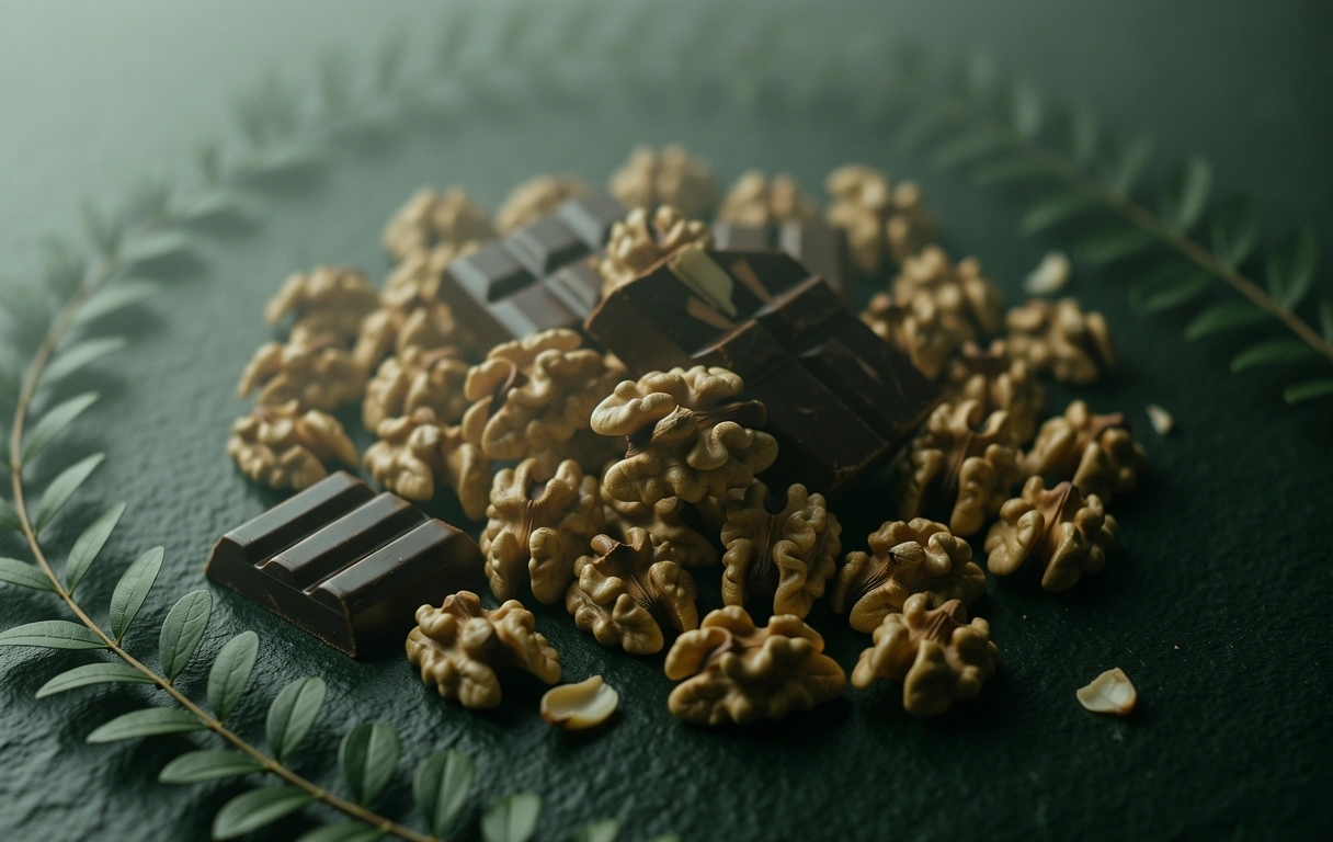 Nueces y chocolate